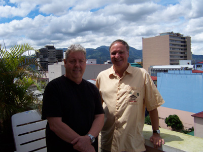 Terry and Joey at the Penthouse of the Delray